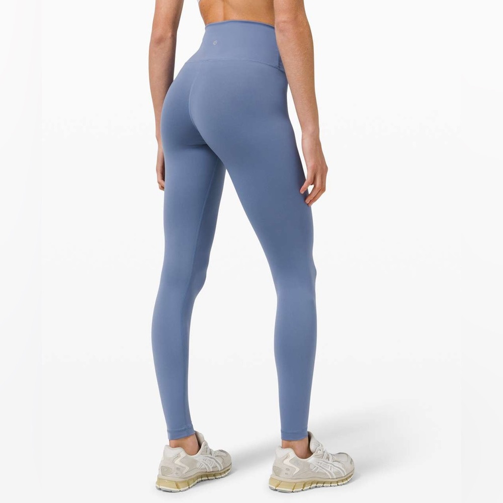Lululemon Wunder Train High-Rise Tight 28" Water Drop Pant lavendar Blue 20 XXL